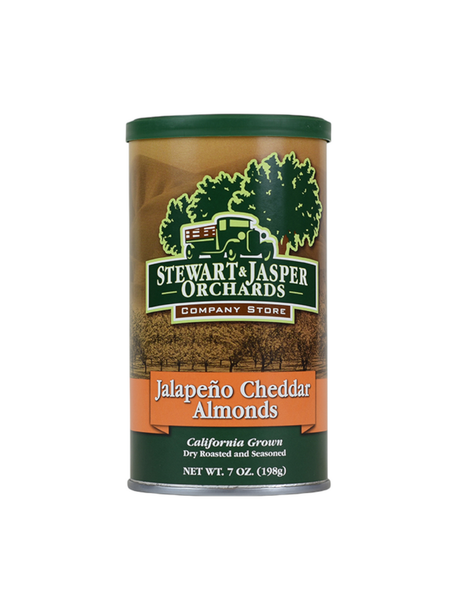 Jalapeño Cheddar Almonds – Stewart & Jasper Orchards