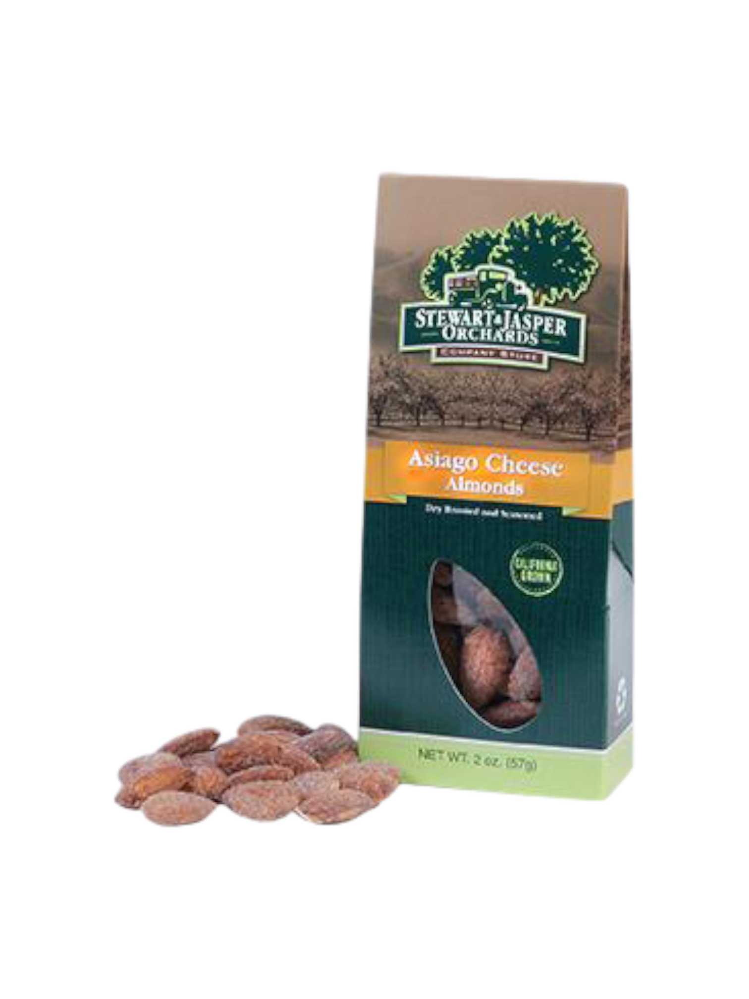 Asiago Cheese Almonds – Stewart & Jasper Orchards