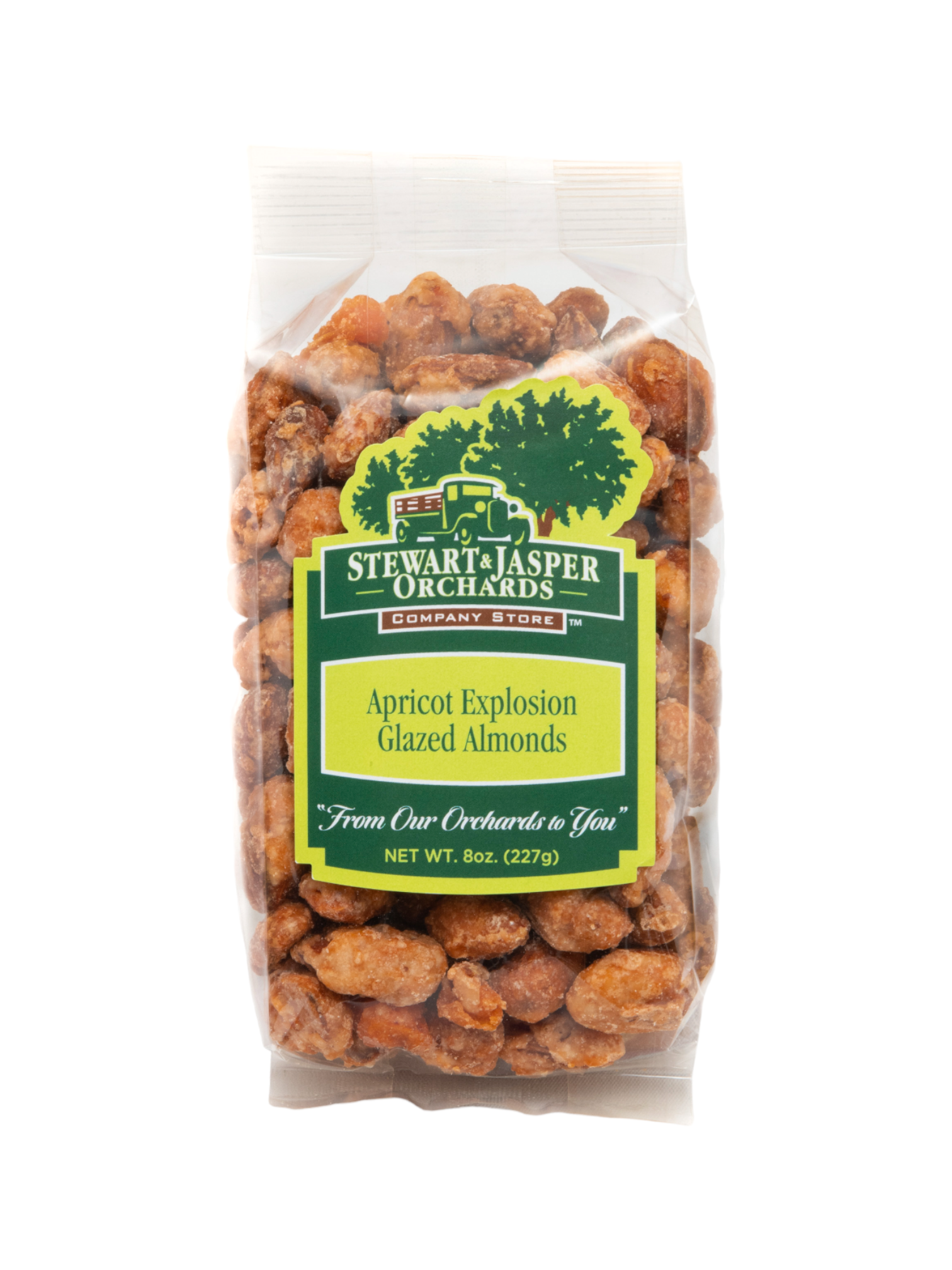 Apricot Explosion Glazed Almonds – Stewart & Jasper Orchards