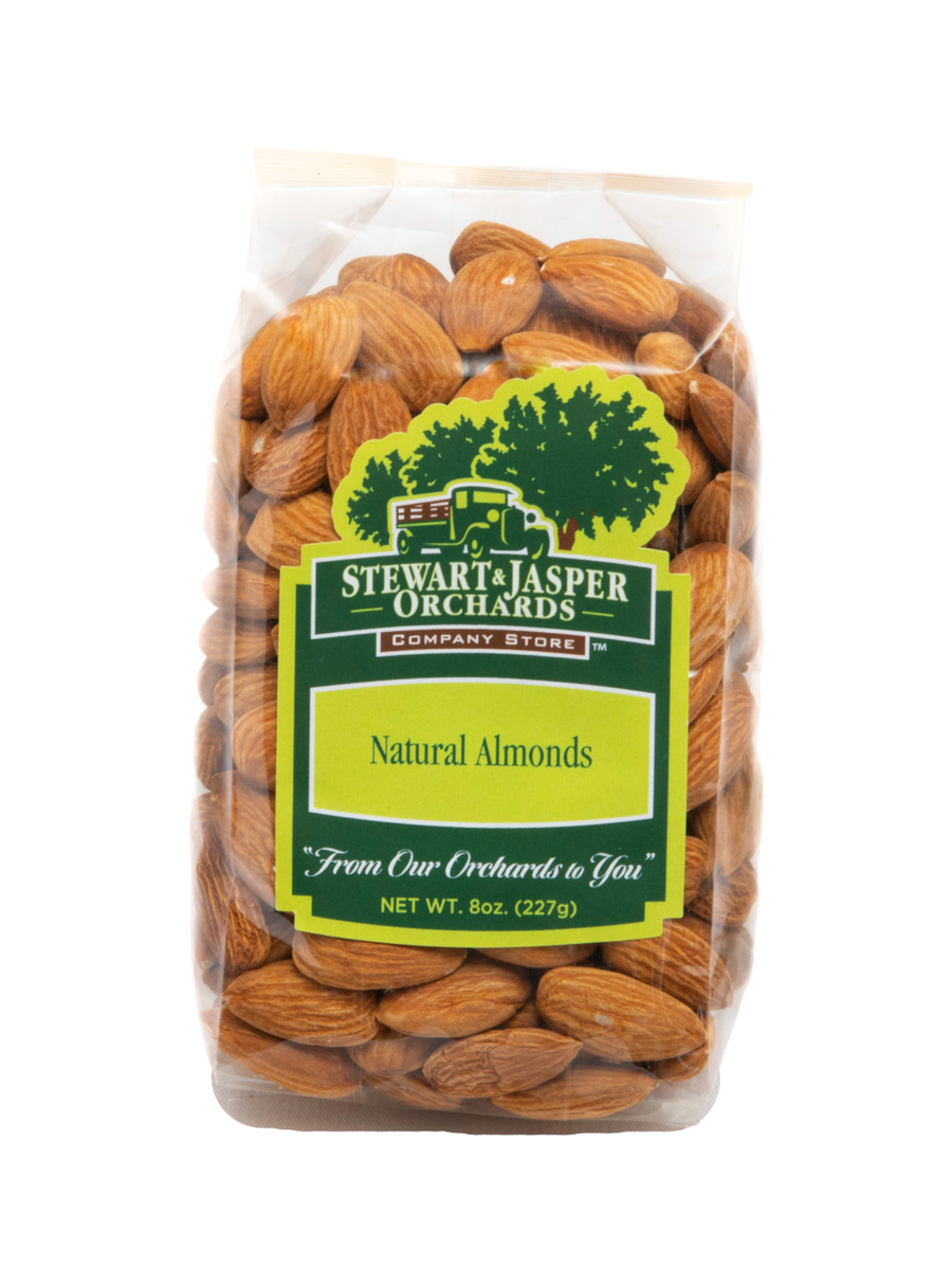 Natural Brown Raw Almonds – Stewart & Jasper Orchards