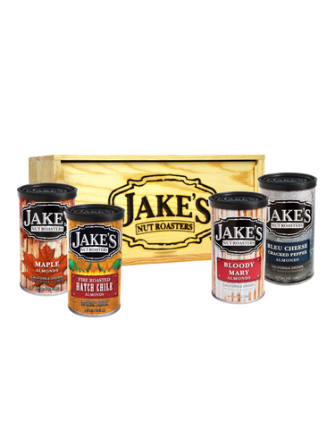 Jake's Four Pack Wooden Gift Crate